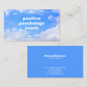 Cloudscape   Careers in the health and wellness Business Card