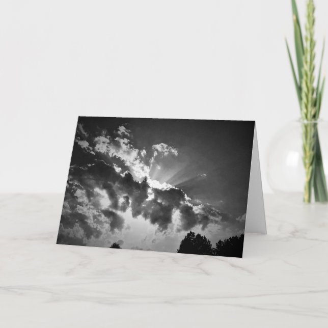 Cloudscape / Noir, card (Front)