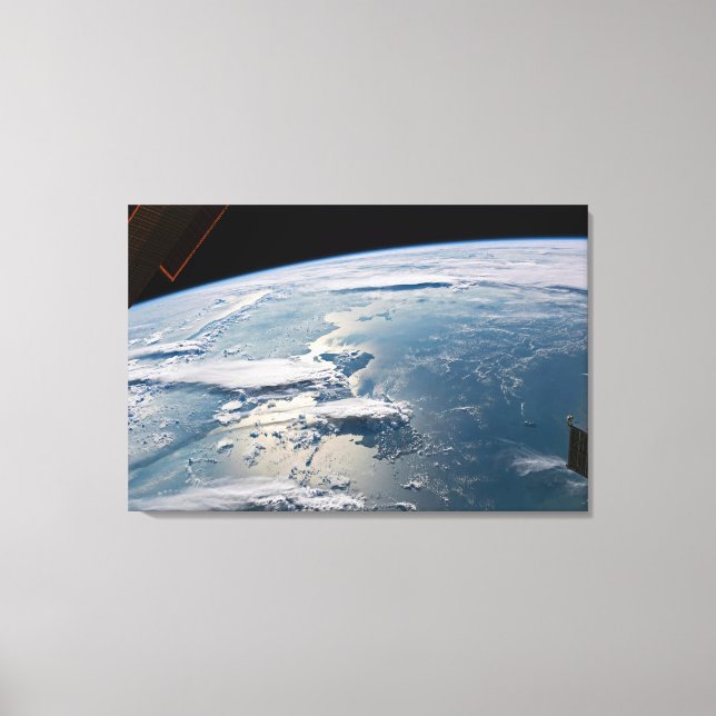 Cloudscapes Around Sumatra, Indonesia. Canvas Print (Front)