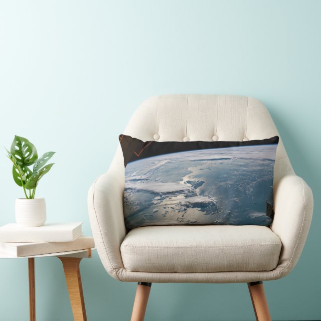 Cloudscapes Around Sumatra, Indonesia. Lumbar Pillow (Chair)