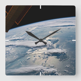 Cloudscapes Around Sumatra, Indonesia. Square Wall Clock