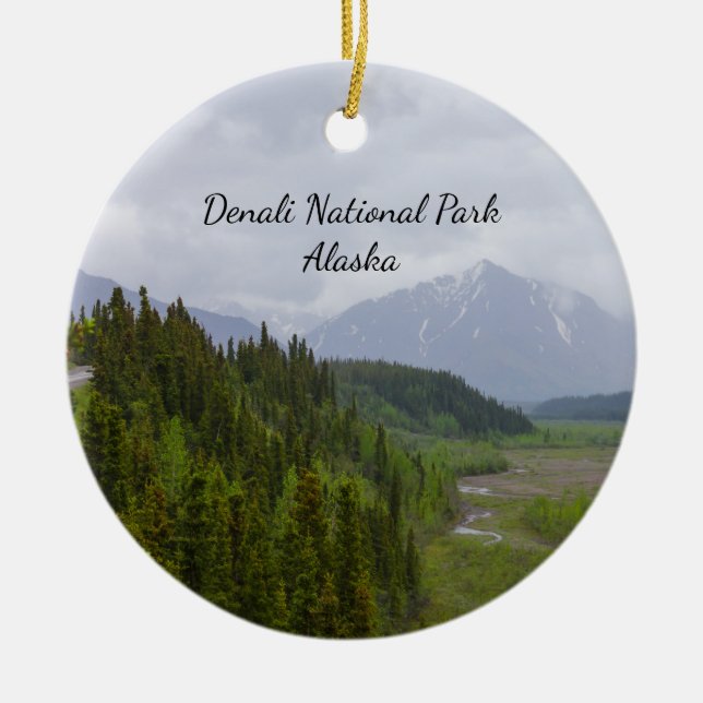 Cloudy At Denali Ornament (Front)