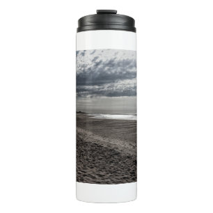 Cloudy beach at the North Sea Thermal Tumbler