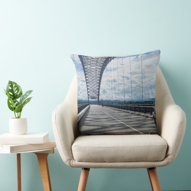 Cloudy Bridge Pillow - Dreams Above, Comfort Below (Chair)