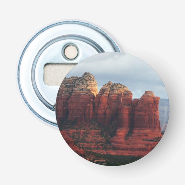 Cloudy Coffee Pot Rock in Sedona Arizona Bottle Opener (Front)