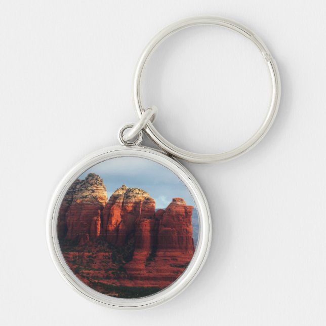 Cloudy Coffee Pot Rock in Sedona Arizona Keychain (Front)