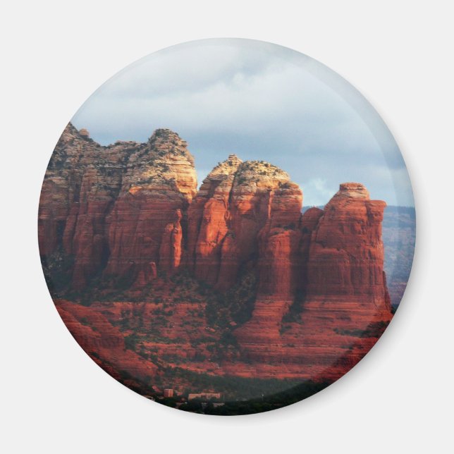Cloudy Coffee Pot Rock in Sedona Arizona Magnet (Front)
