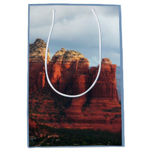 Cloudy Coffee Pot Rock in Sedona Arizona Medium Gift Bag