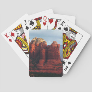 Cloudy Coffee Pot Rock in Sedona Arizona Playing Cards