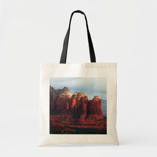 Cloudy Coffee Pot Rock in Sedona Arizona Tote Bag (Front)