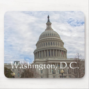 Cloudy day in the Capitol Mouse Pad
