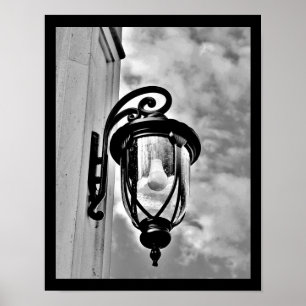 Cloudy Day Lamp Poster
