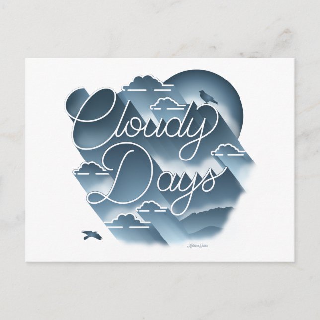Cloudy Days / Postcard (Front)