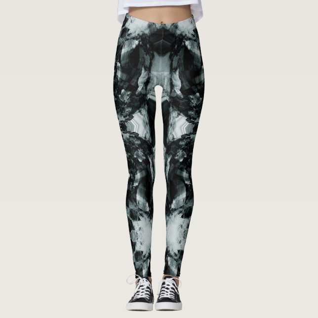 Cloudy Distortions 4 Leggings (Front)