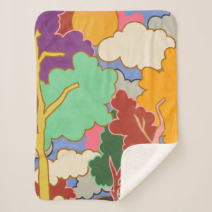 Cloudy Dreams Sherpa Blanket