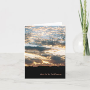 Cloudy Dusk...... Card