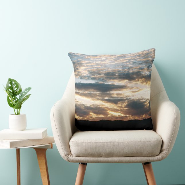 Cloudy Dusk....... Throw Pillow (Chair)