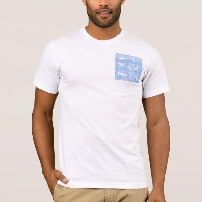 Cloudy Feathers T-Shirt (Front)