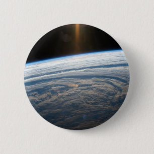 Cloudy Formations In The South Indian Ocean. 2 Inch Round Button