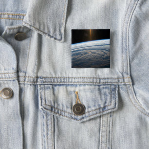 Cloudy Formations In The South Indian Ocean. 2 Inch Square Button