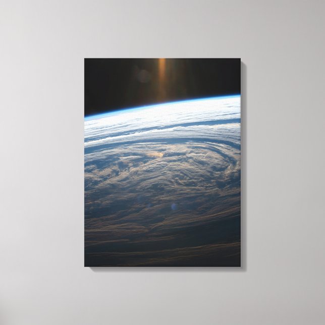 Cloudy Formations In The South Indian Ocean. Canvas Print (Front)