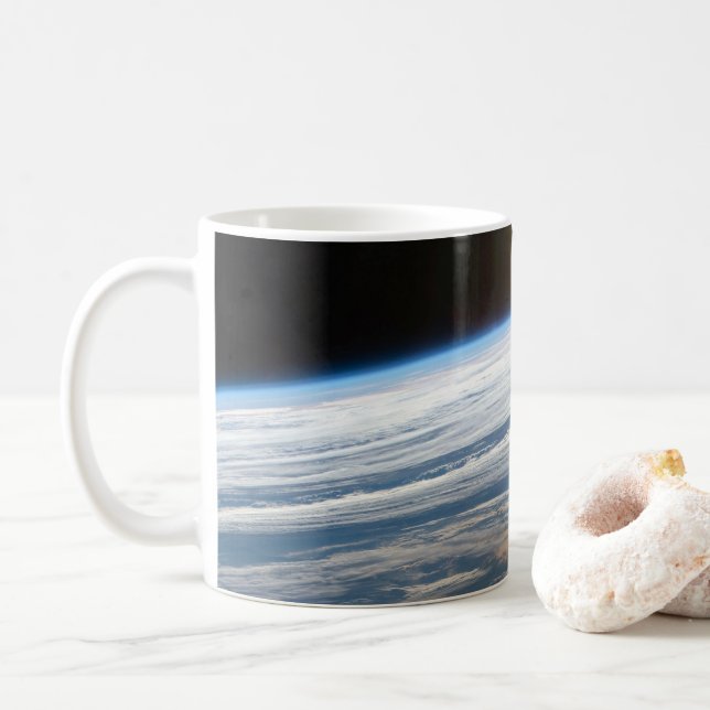 Cloudy Formations In The South Indian Ocean. Coffee Mug (With Donut)