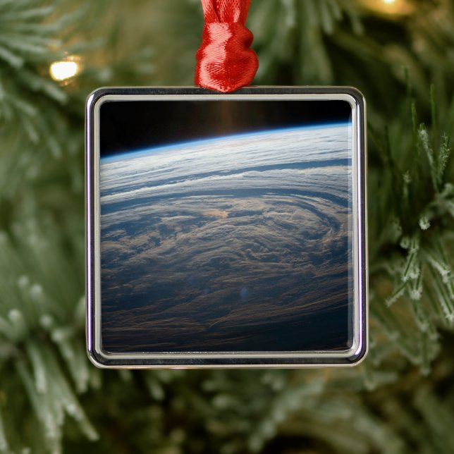 Cloudy Formations In The South Indian Ocean. Metal Ornament (Tree)