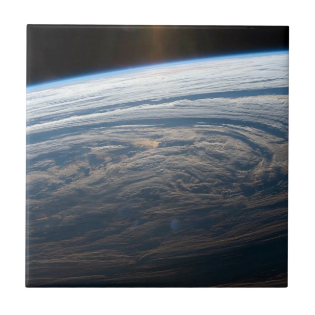 Cloudy Formations In The South Indian Ocean. Tile (Front)