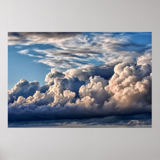 Cloudy Italian Sky - Stormy almost Poster