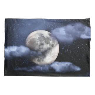 Cloudy Moon Pillowcase