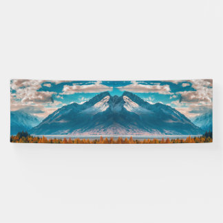 CLOUDY MOUNTAINS BANNER