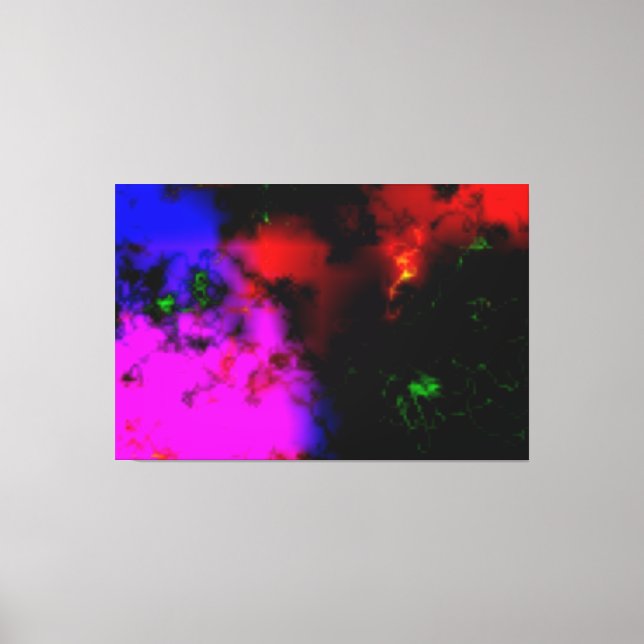 Cloudy Nebula Canvas Print (Front)