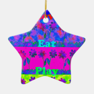 Cloudy Nice Day Better Night.png Ceramic Ornament