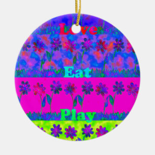 Cloudy Nice Day Better Night.png Ceramic Ornament