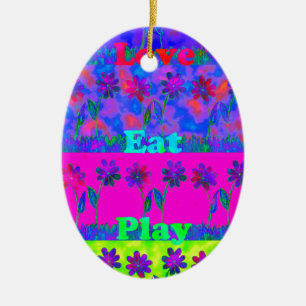 Cloudy Nice Day Better Night.png Ceramic Ornament