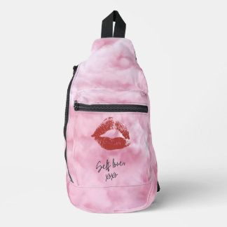 Cloudy Pink Sling Bag