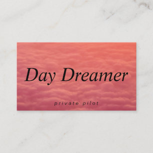 Cloudy Skies   Day Dreamer Business Card
