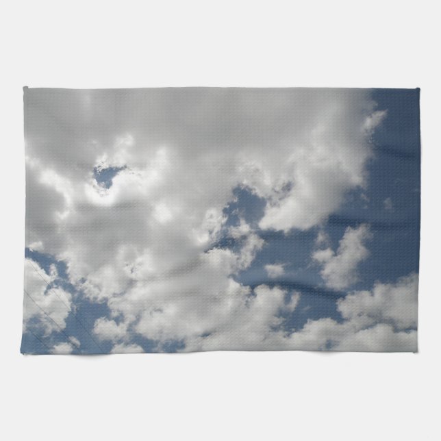 Cloudy Skies Kitchen Towel (Horizontal)
