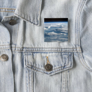 Cloudy Skies Over Sudan 2 Inch Square Button