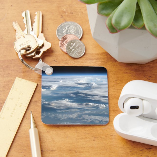 Cloudy Skies Over Sudan Keychain (Desk)