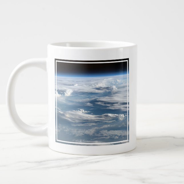 Cloudy Skies Over Sudan Large Coffee Mug (Left)