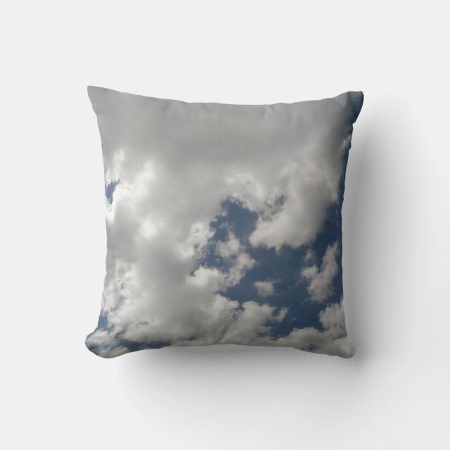 Cloudy Skies Pillow (Front)