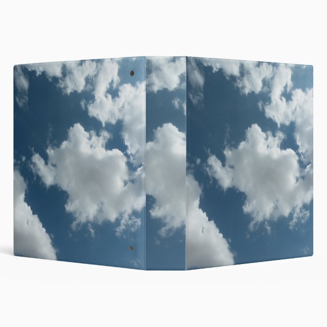 Cloudy Sky Abstract Photography Binder (Background)