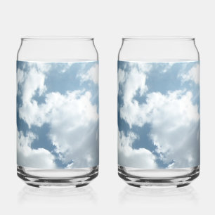 Cloudy Sky Abstract Photography Can Glass