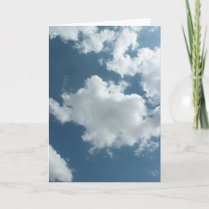 Cloudy Sky Abstract Photography Card