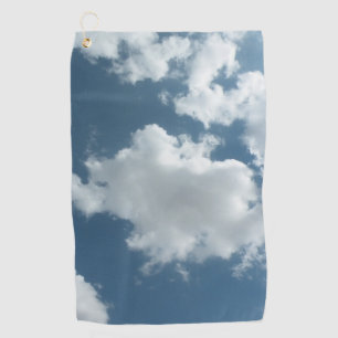 Cloudy Sky Abstract Photography Golf Towel