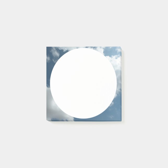 Cloudy Sky Abstract Photography Post-it Notes (Front)