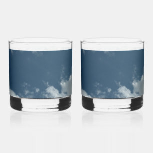 Cloudy Sky Abstract Photography Whiskey Glass