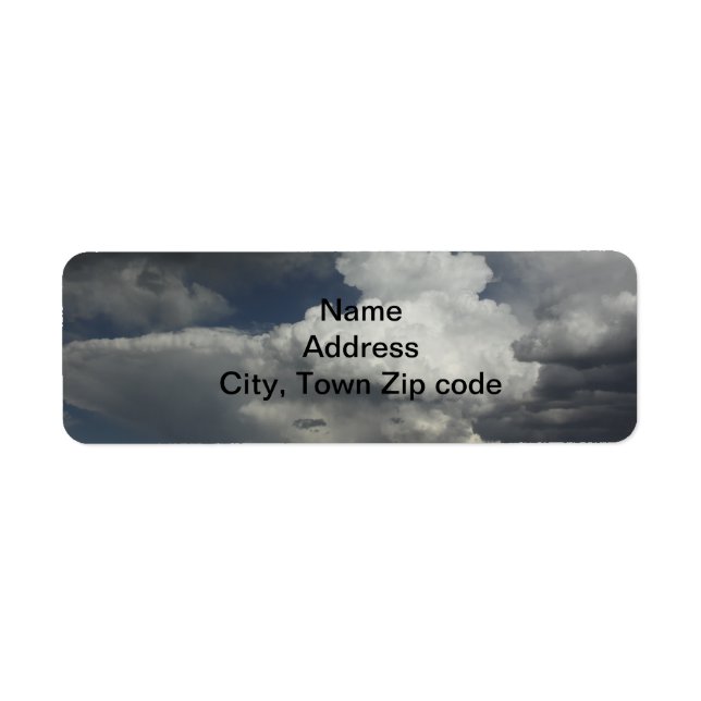 Cloudy Sky Address Labels (Front)