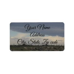 Cloudy Sky Address Labels